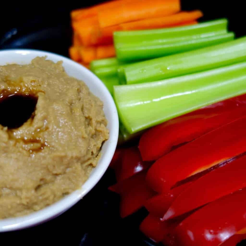 Hummus and Veggie Sticks