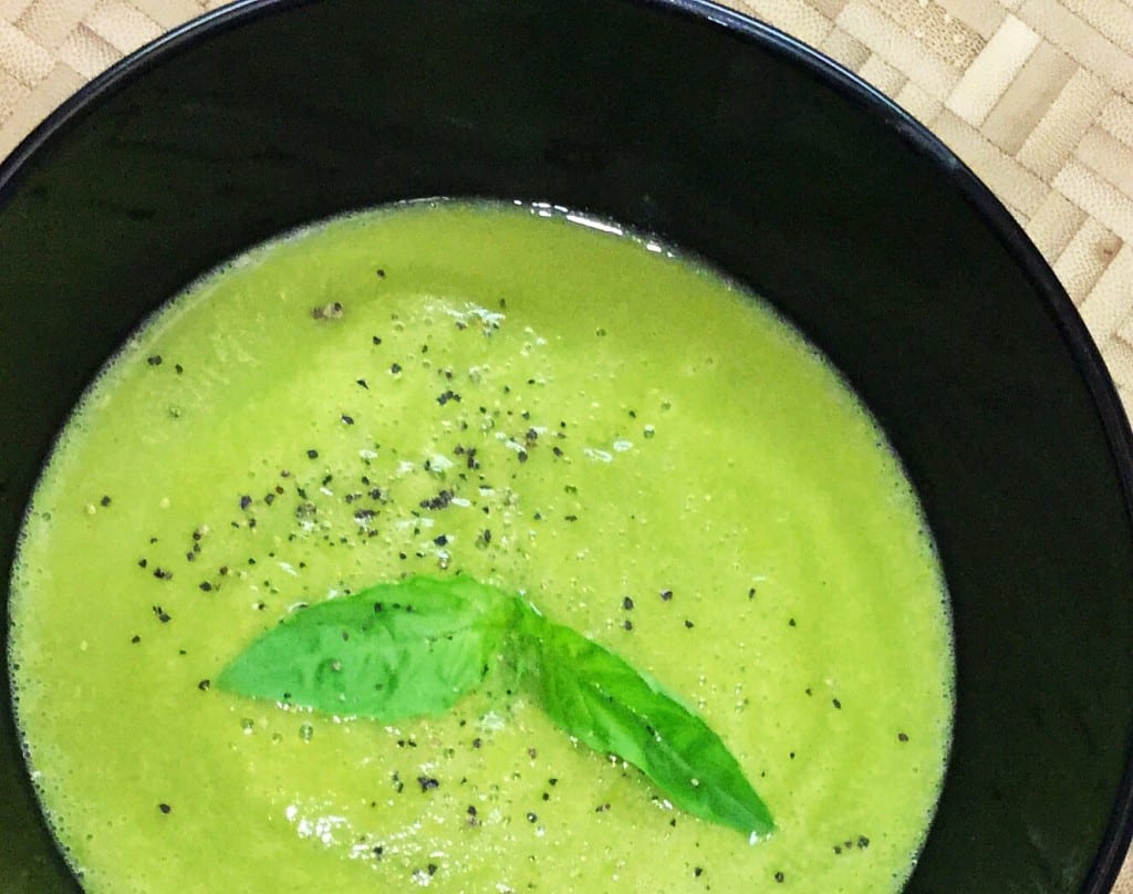 Creamy Zucchini Basil Soup MegUnprocessed