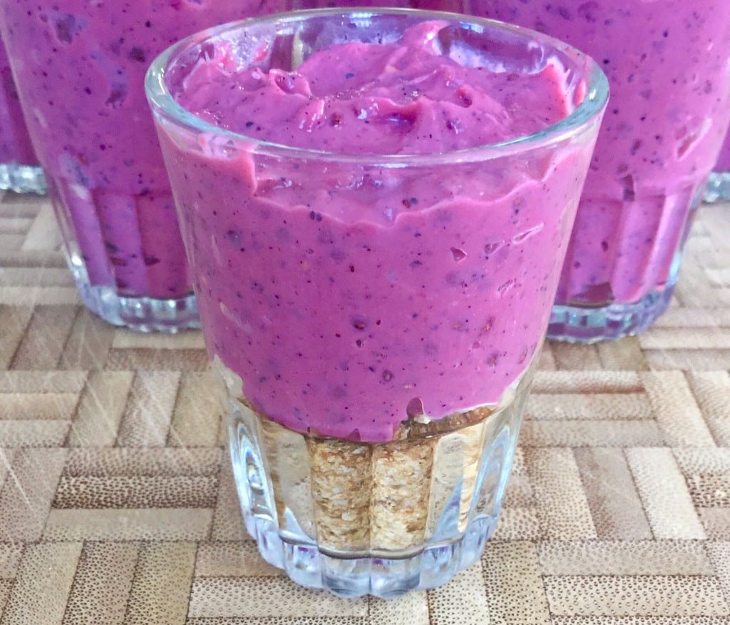 Dragon Fruit Chia Cream Parfait