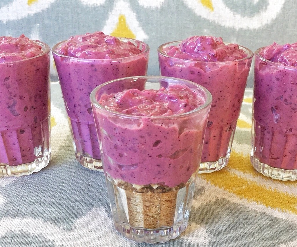 Dragon Fruit Chia Cream Parfaits 