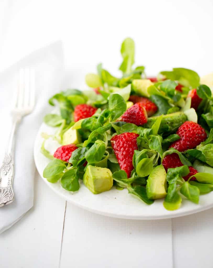 Healthy Happy Vegan Kitchen Strawberry Mache Salad