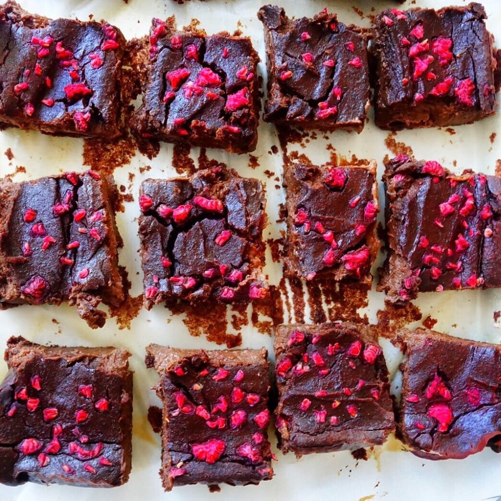 Gluten-Free Black Lentil Brownies 