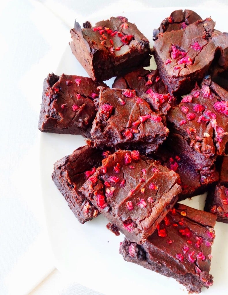 Oil Free Black Lentil Brownies