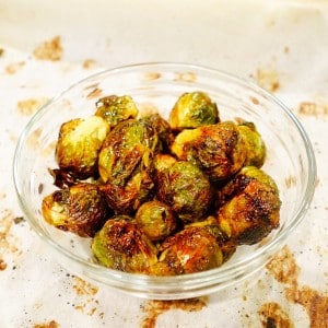 Honey Roasted Brussels Sprout (oil-free)