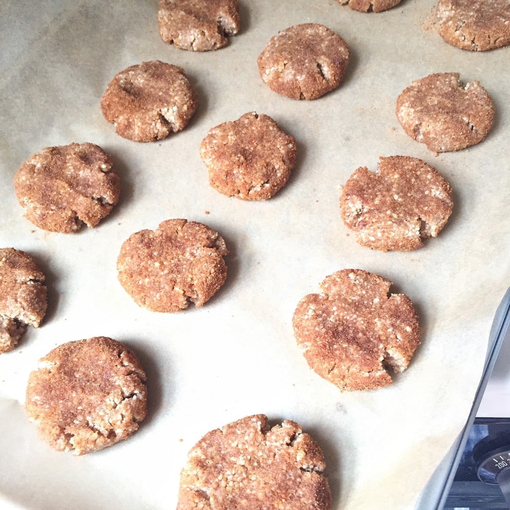 Snickerdoodle cookies (Vegan, Grain-free)
