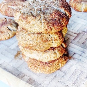 Grain-Free, Vegan Snickerdoodle cookies