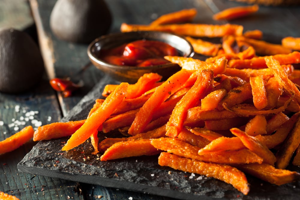 Homemade Orange Sweet Potato Fries