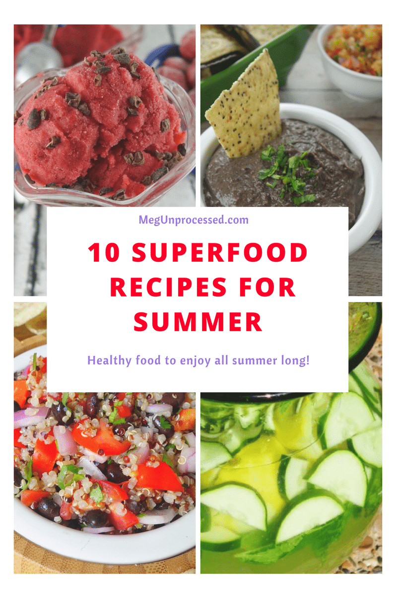 10 Superfood Recipes For Summer