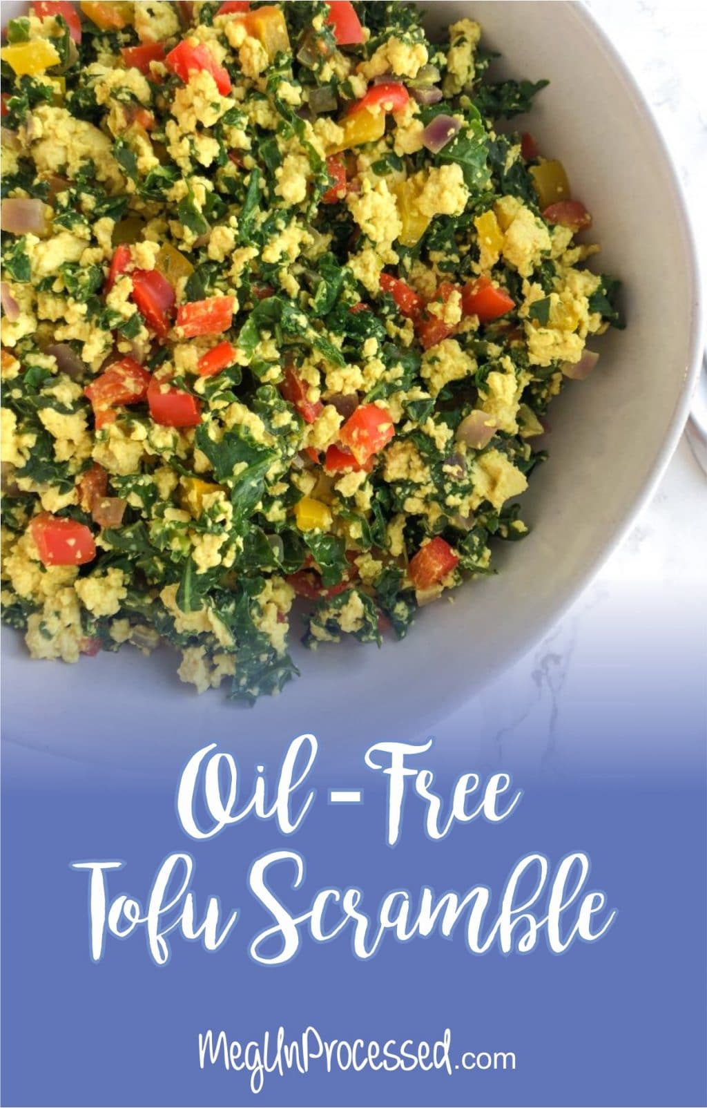 This easy dish is packed with veggies, plant-based protein and essential vitamins for nourishing meal. Tofu scramble can be eaten on it's own, in a tortilla for tacos or even on a salad.