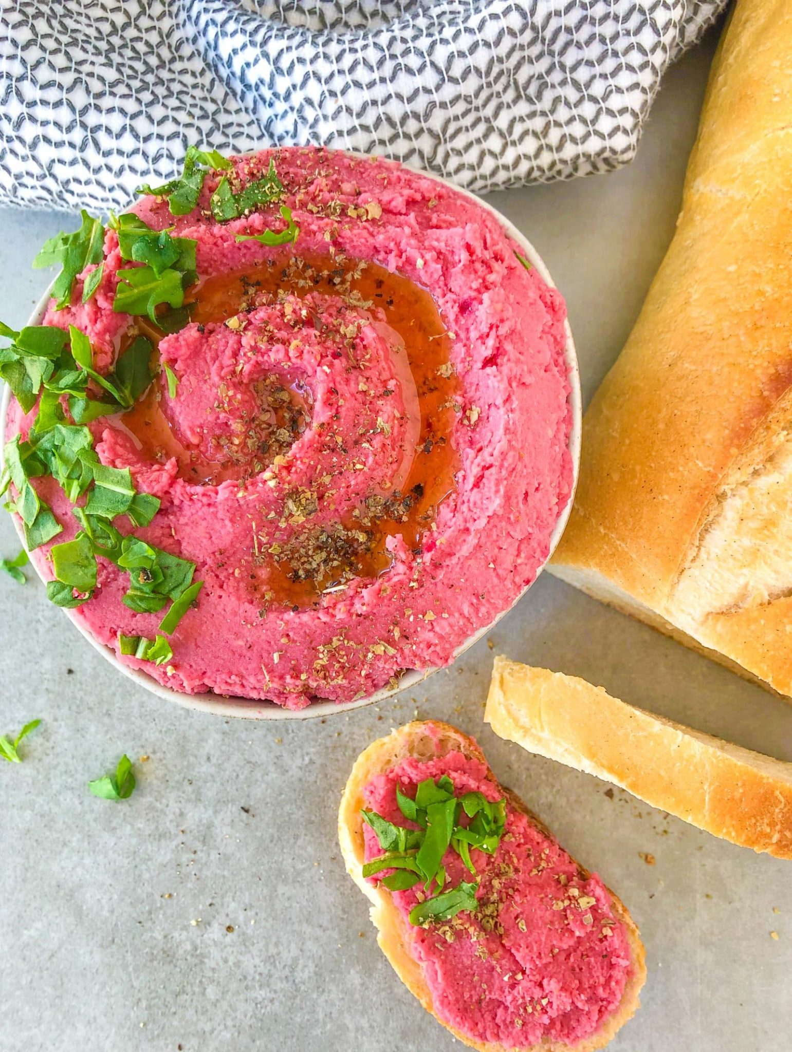 Pretty Pink Healthy Beet Hummus