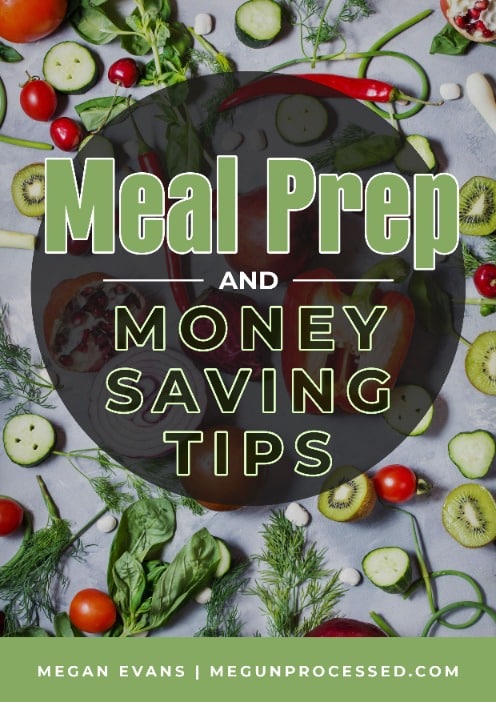 meal prep and money saving tips