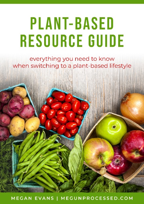 plant based resource guide ebook