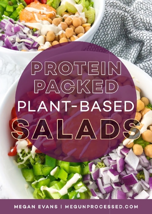protein packed plant based salads
