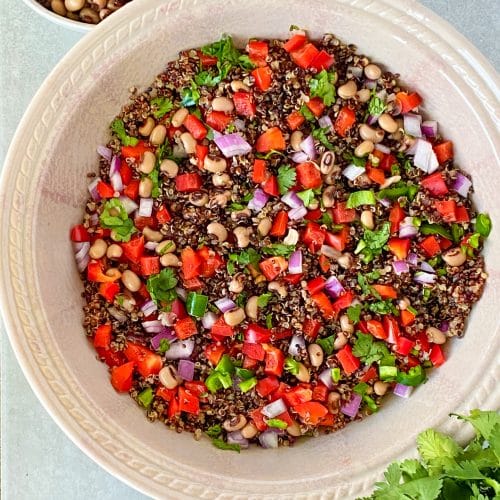 Black-Eyed Pea Quinoa Salad - MegUnprocessed