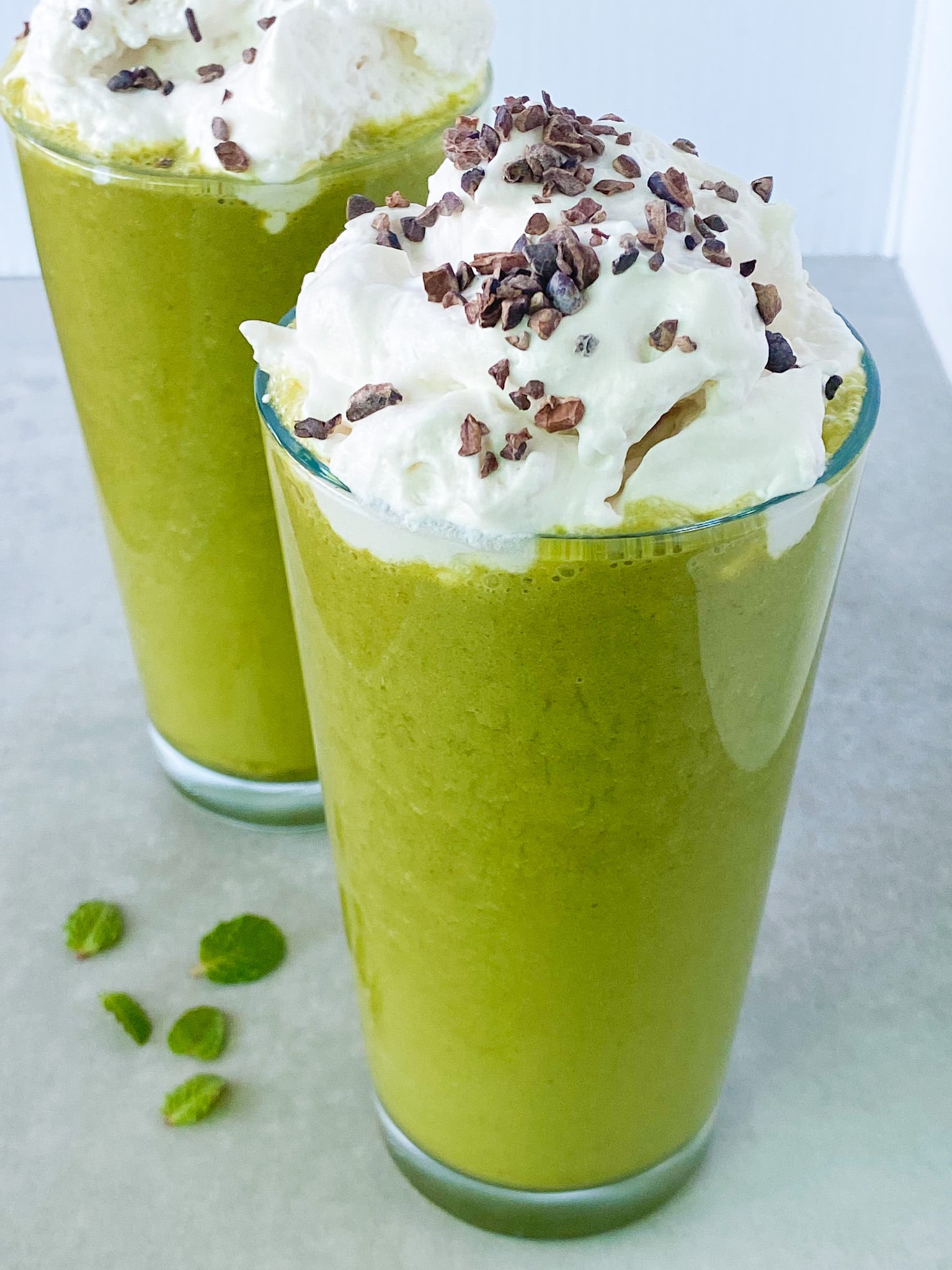 Healthy Homemade Shamrock Shake