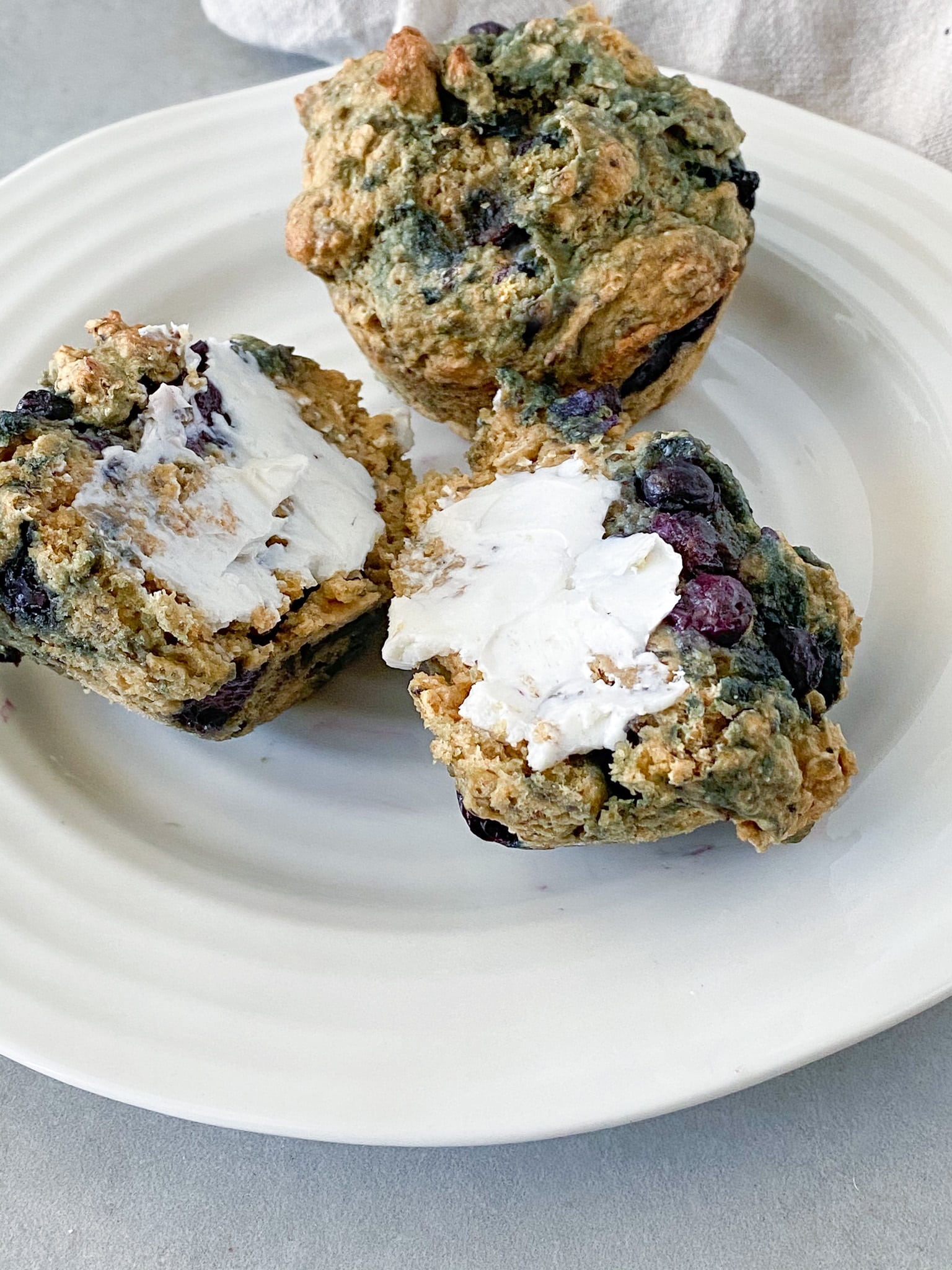 Oil-Free Blueberry Muffins