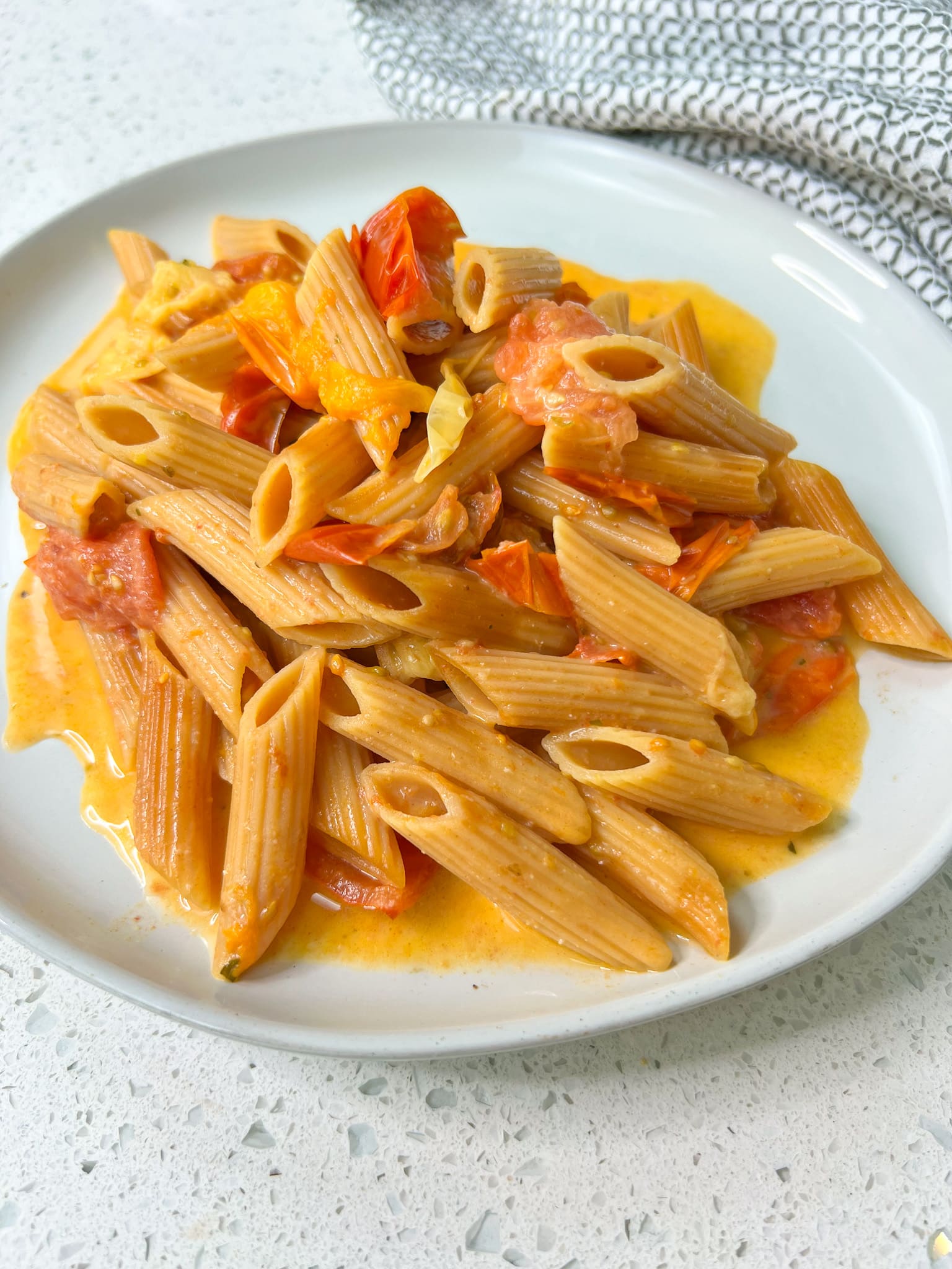 Stovetop Tomato Feta Pasta