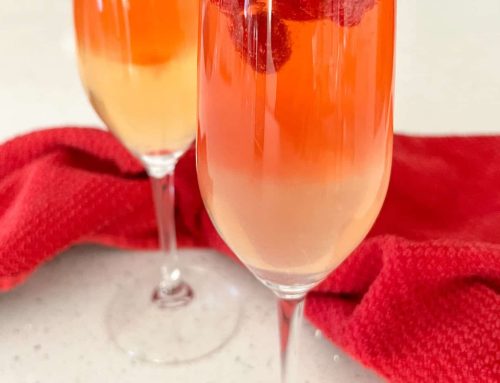 Lemon Raspberry Cider Spritz Mocktail