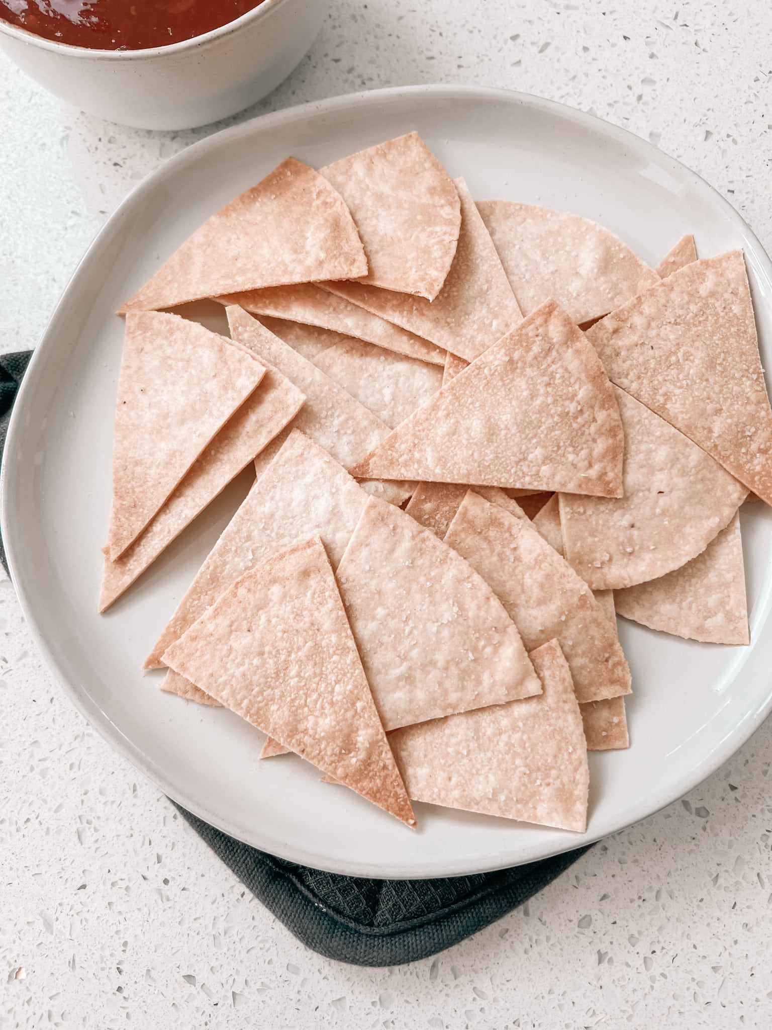 How To Make Whole Grain Baked Tortilla Chips • Salted Mint